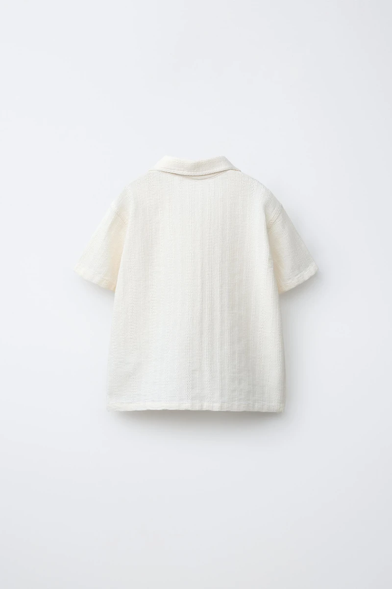 CHEMISE TEXTURÉE
