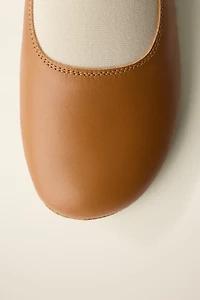 LEATHER BALLET FLATS CREATED BY CARAMEL LONDON X ZARA