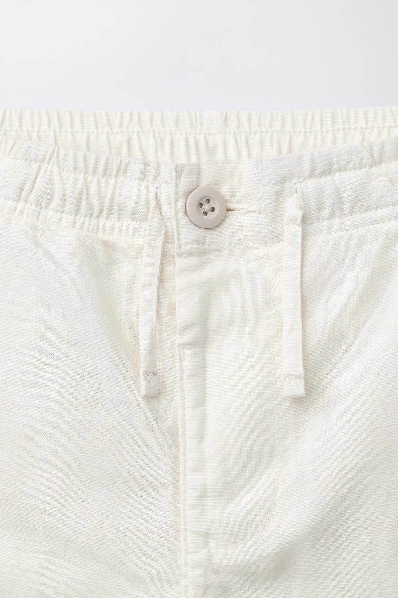 FLOWY COTTON PANTS