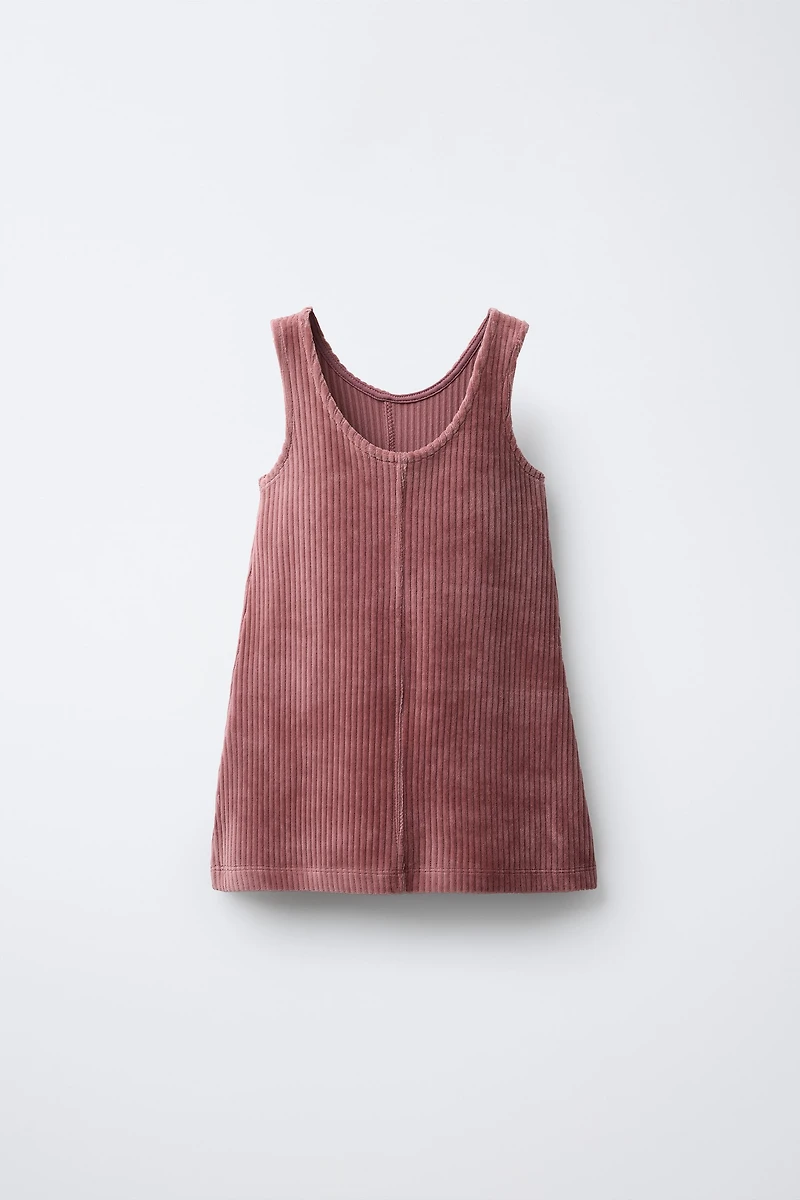 ROBE-SALOPETTE POCHES CŒUR