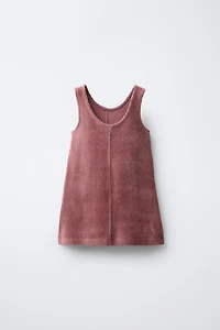 ROBE-SALOPETTE POCHES CŒUR