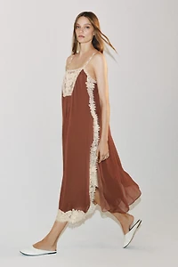 ZW COLLECTION LACE STRAP DRESS