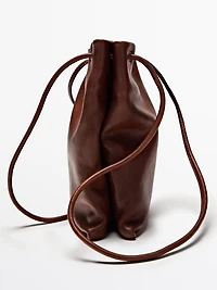 Sac à bandoulière en cuir nappa