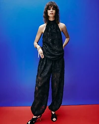 CRISSCROSS HEEL SANDALS