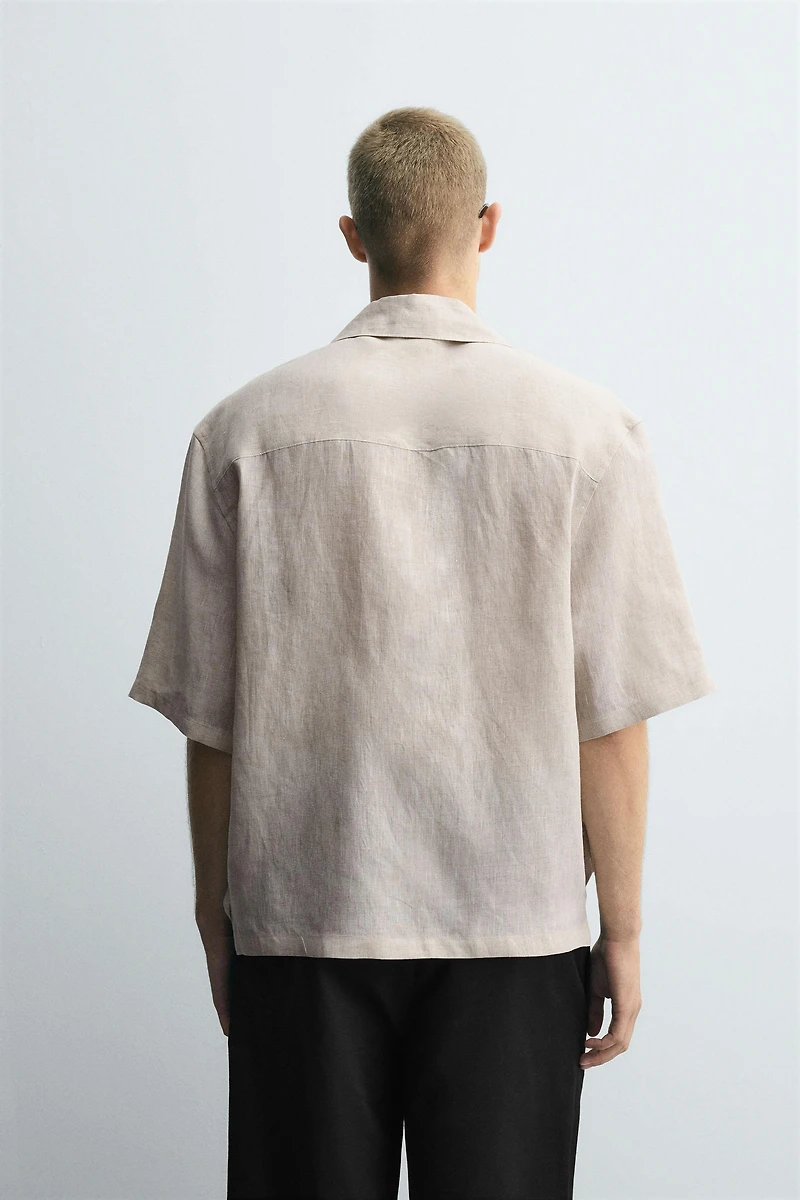 CHEMISE KIMONO 100 % LIN