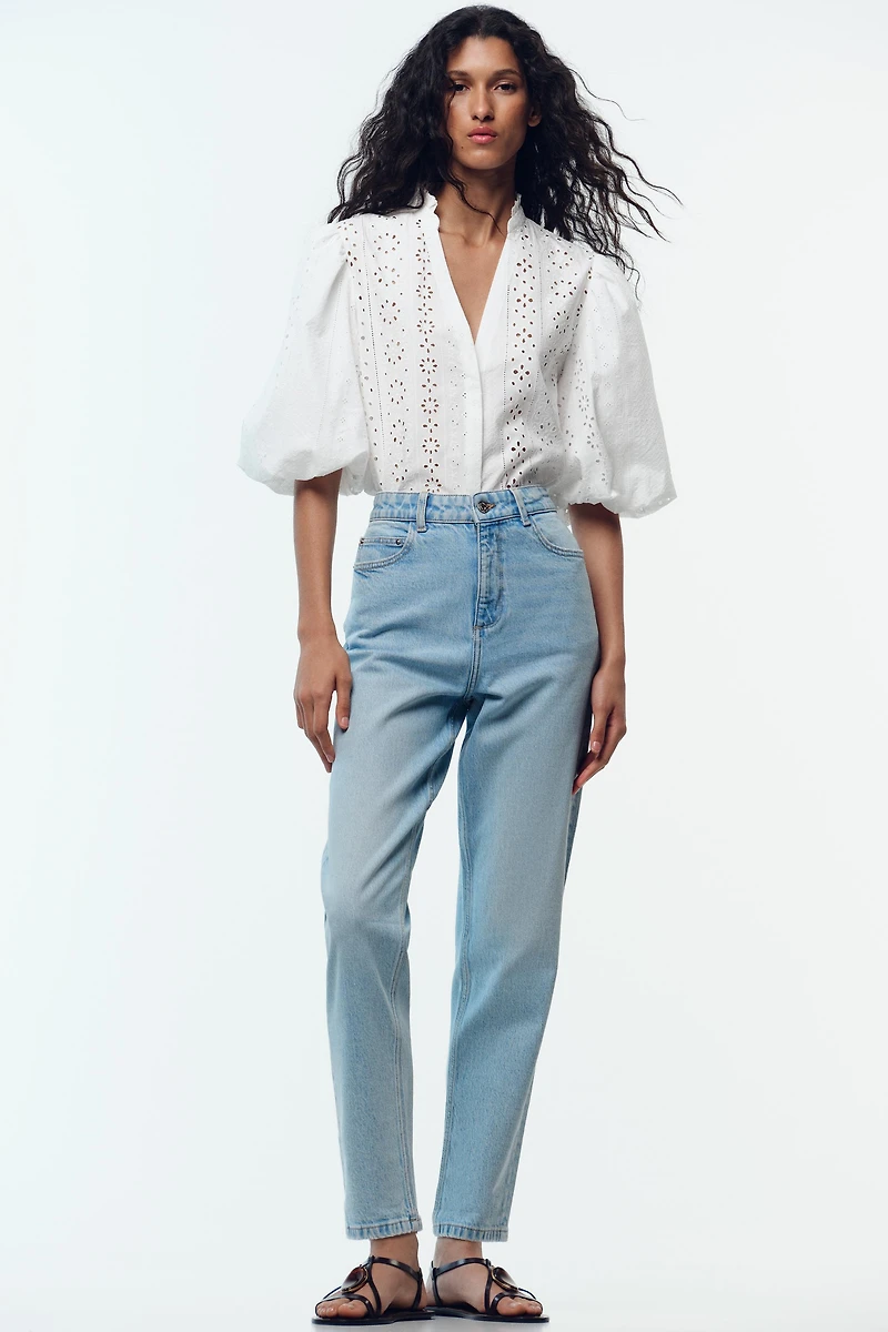 JEAN Z.01 MOM FIT CONFORT TAILLE HAUTE