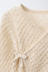 LONG WOOL BLEND KNIT BODYSUIT