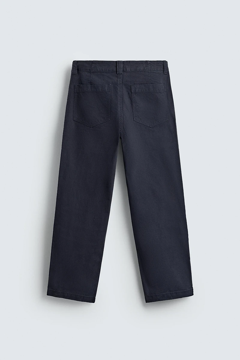 PANTALON STRAIGHT FIT DÉLAV