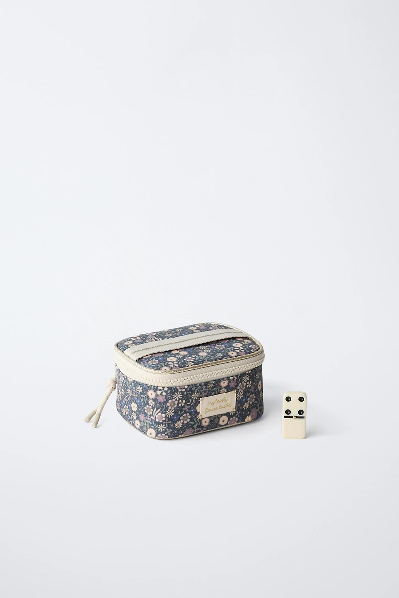 FLORAL TOILETRY BAG