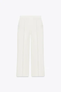 HIGH-WAISTED STRAIGHT LEG PANTS