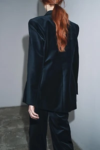 ZW COLLECTION LIMITED EDITION VELVET BLAZER