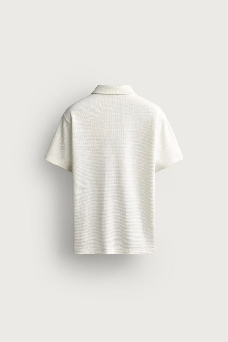 WAFFLE TEXTURE POLO