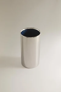 CYLINDRICAL METAL PENCIL HOLDER