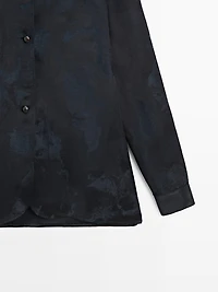 Flowing jacquard shirt