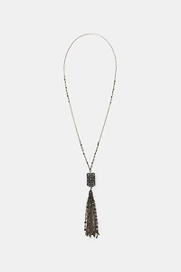 COLLIER COMBINÉ PIÈCE BRILLANTS
