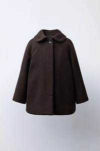 WOOL BLEND CLOTH COAT