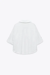 CHEMISE COURTE EN LIN