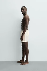 SEERSUCKER SWIM TRUNKS