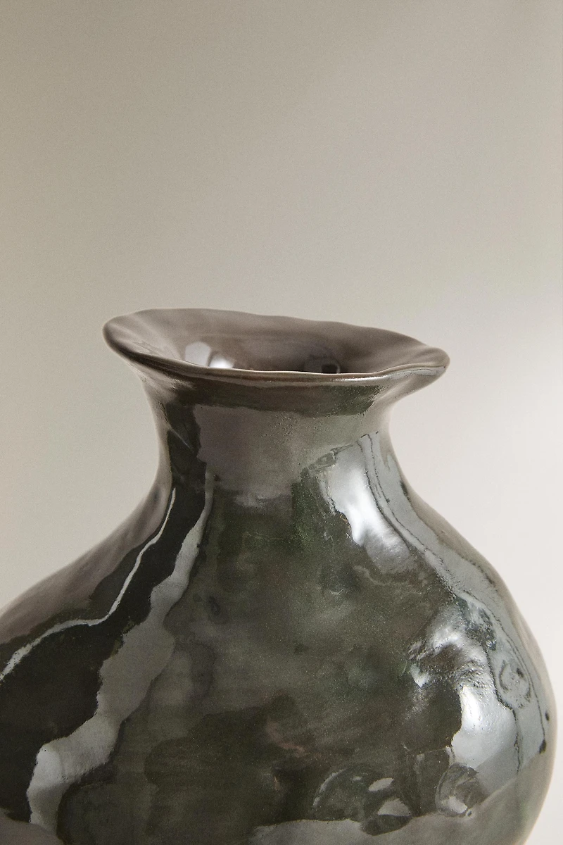 IRREGULAR CERAMIC VASE