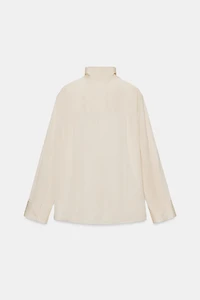ZW COLLECTION FLOWY SATIN EFFECT SHIRT