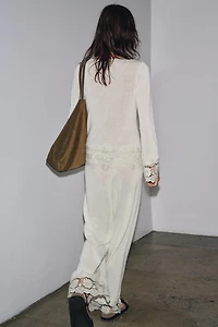 GUIPURE COMBINATION PANTS