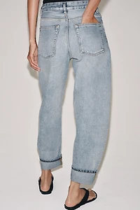 ZW COLLECTION MID-RISE BALLOON JEANS