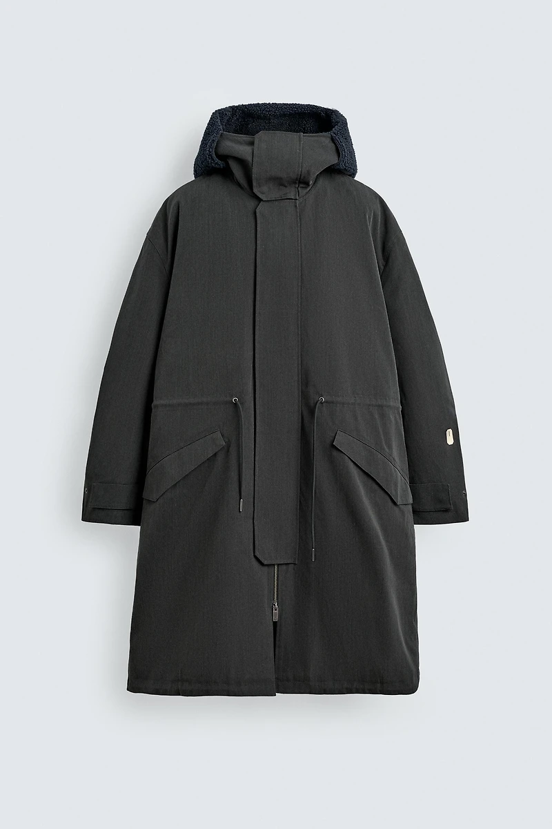 OVERSIZED FIT HOODIE PARKA X SR_A