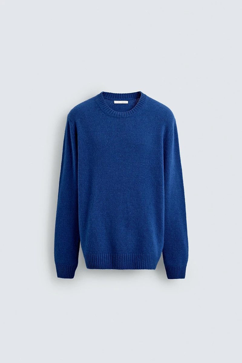 REGULAR FIT WOOL BLEND SWEATER