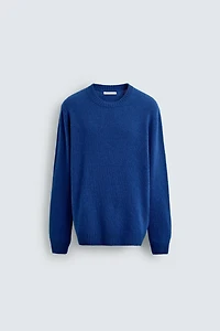 REGULAR FIT WOOL BLEND SWEATER
