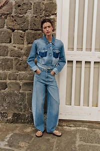 Z1975 MID-RISE COMBINED BARREL JEANS
