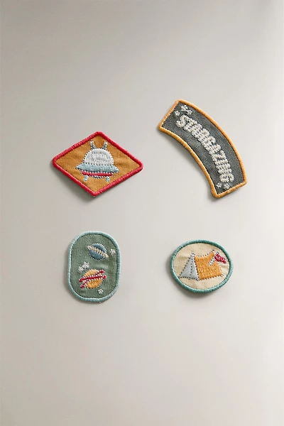 LOT ÉTIQUETTES ENFANT ESPACE (LOT DE 4)