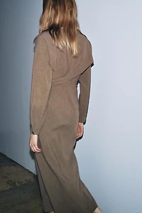 ROBE MI-LONGUE DRAPÉE ZW COLLECTION