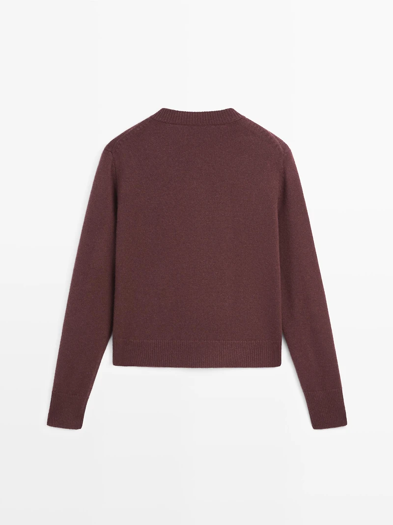Cardigan boutons dorés