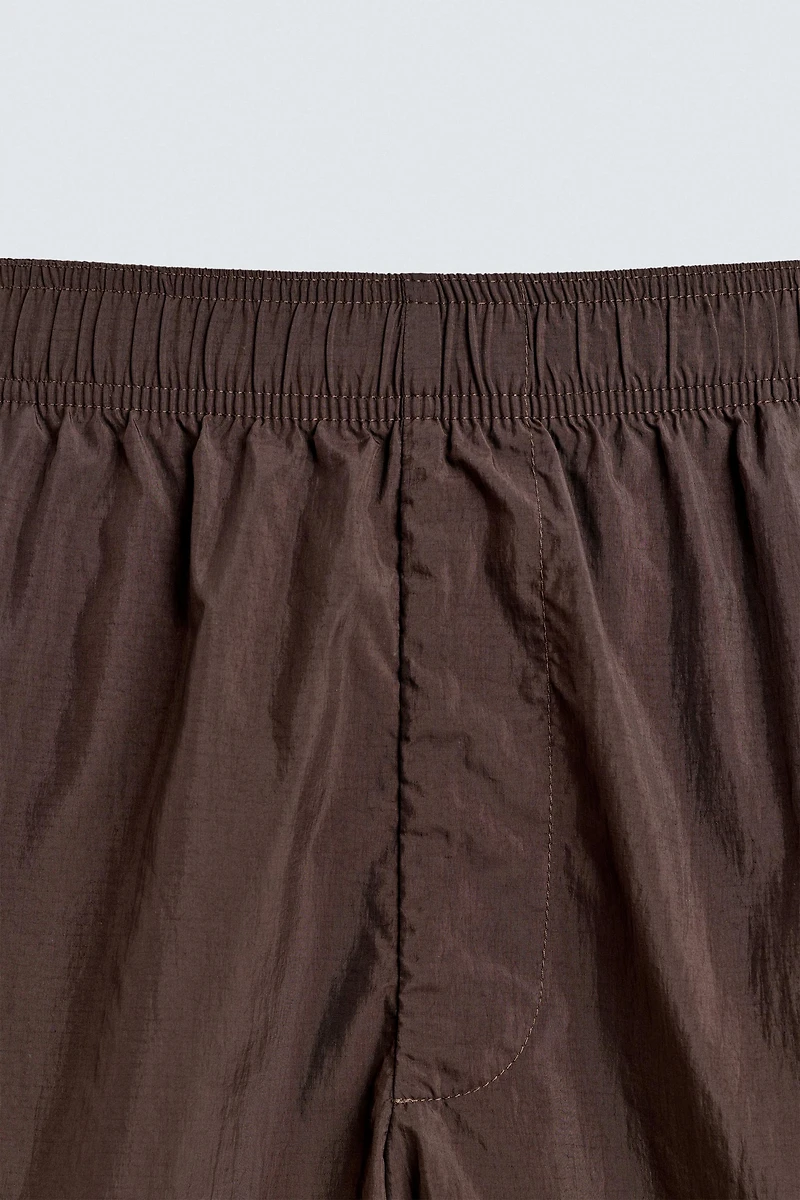 LONG CARGO SWIM TRUNKS