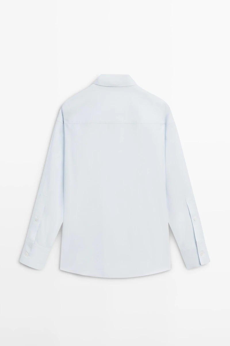 Chemise en popeline de coton