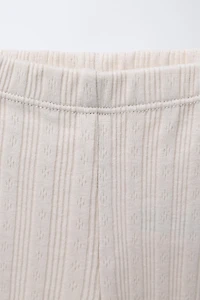 THREE-PACK RIBBED LEGGINGS