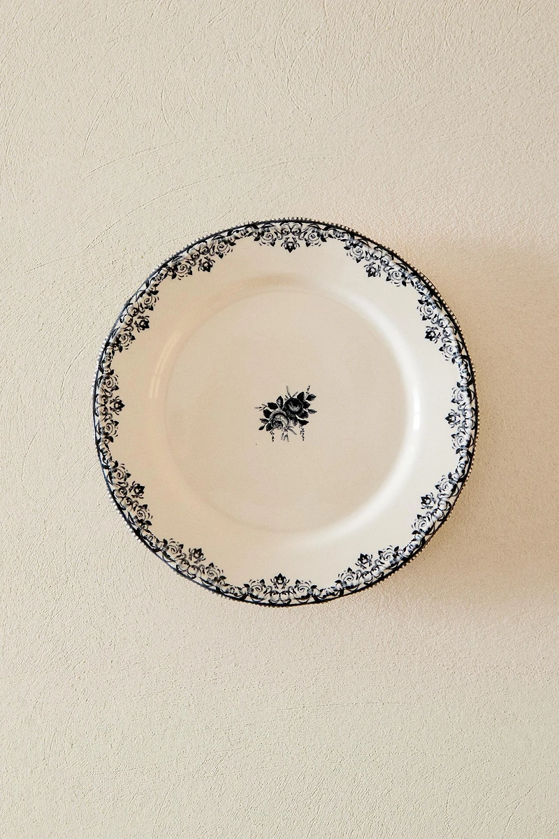 POSITIONED DRAWING DESSERT PLATE