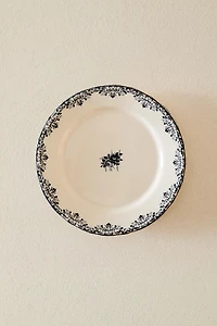 POSITIONED DRAWING DESSERT PLATE
