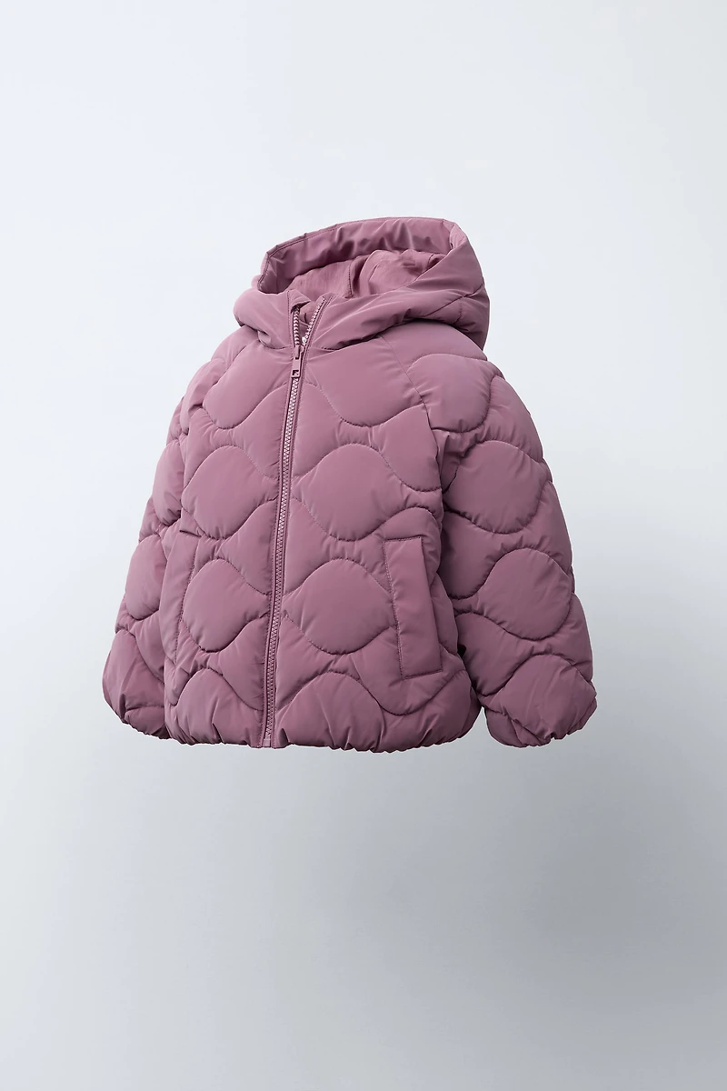 VESTE REMBOURRÉE EFFET GOMMÉ