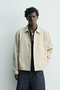 REGULAR FIT POPLIN OVERSHIRT