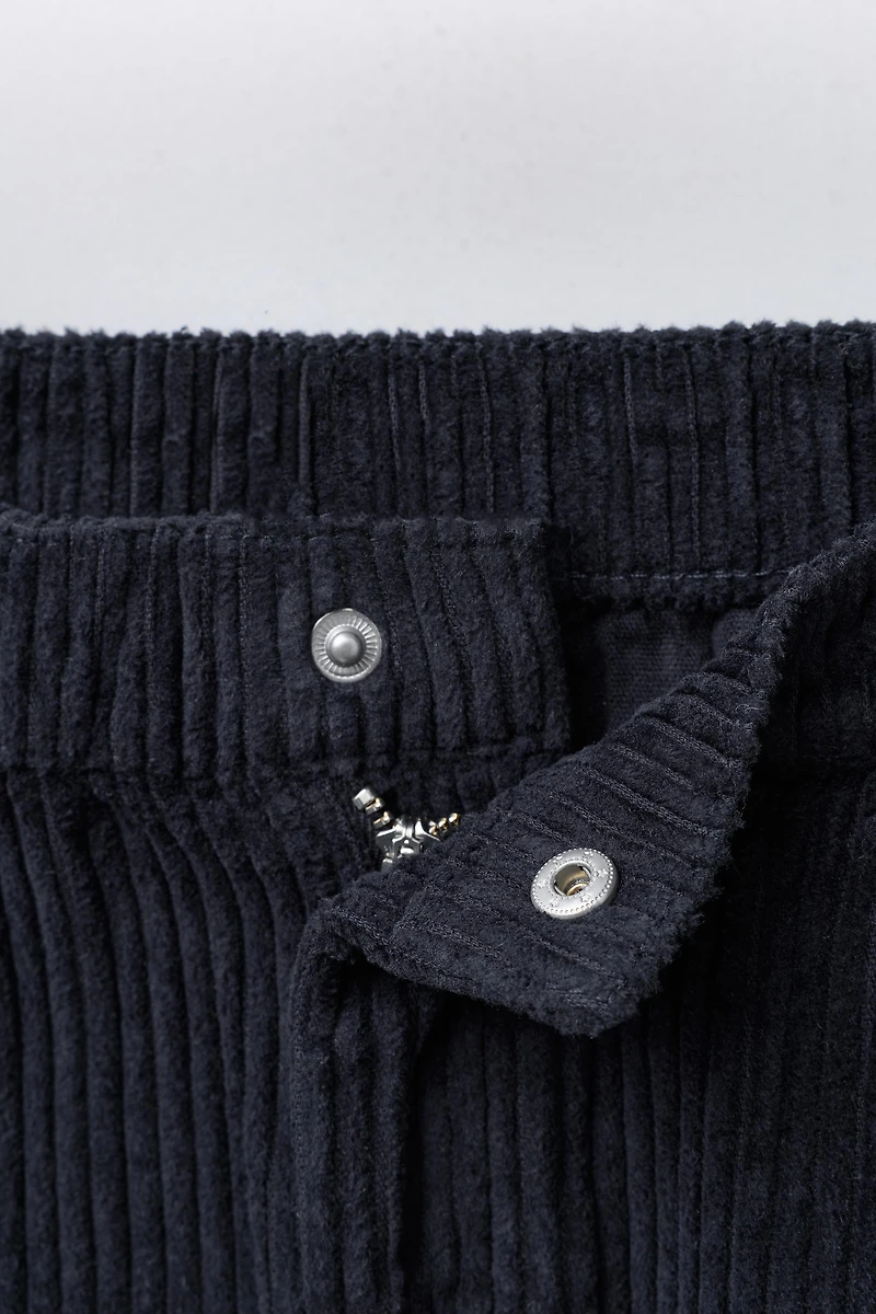 PANTALON BAGGY EN VELOURS CÔTELÉ