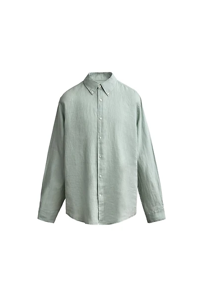 100% LINEN REGULAR FIT SHIRT
