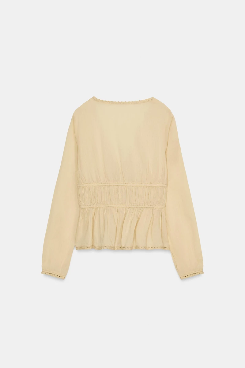 CHEMISE GAZE BRODERIES