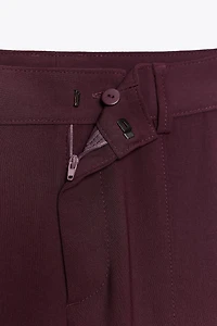 SEAMED STRAIGHT LEG PANTS
