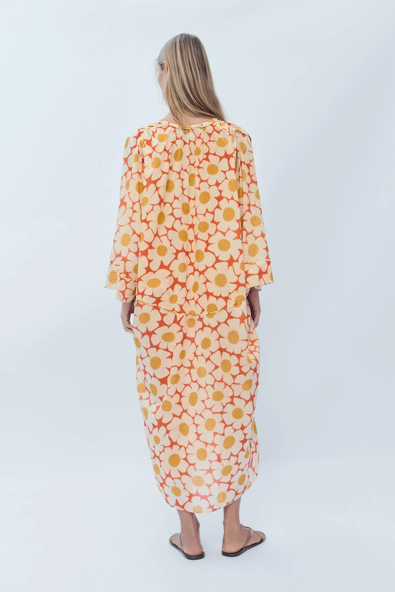 LIMITED EDITION FLORAL KAFTAN DRESS