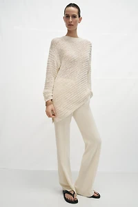 OVERSIZED ASYMMETRIC HEM JUMPER