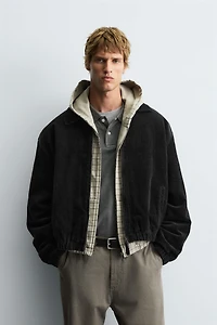 RELAXED FIT CORDUROY JACKET