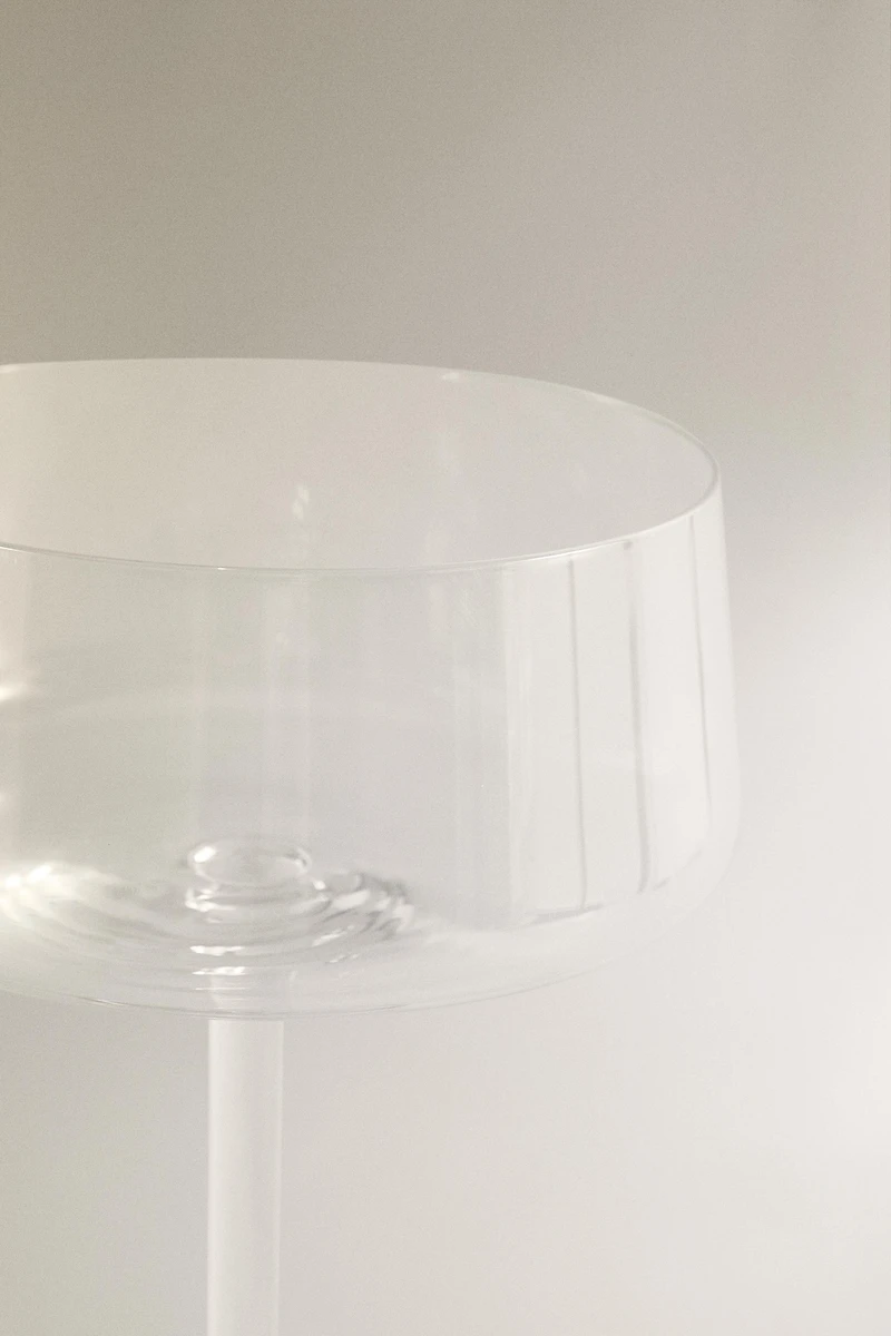 CRYSTALLINE SPARKLING WINE GLASS