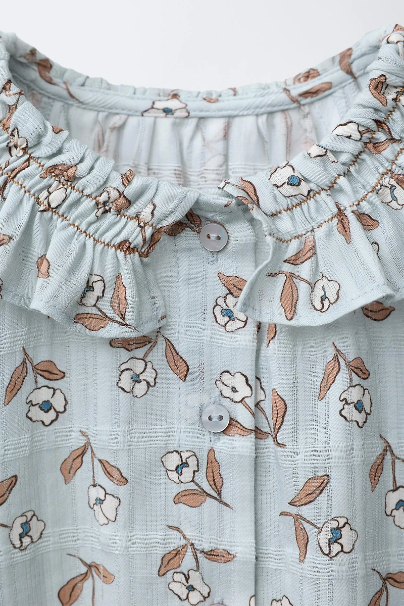FLORAL PRINT BLOUSE