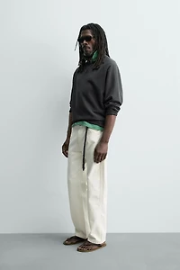AARON LEVINE X ZARA WASHED CREWNECK SWEATSHIRT